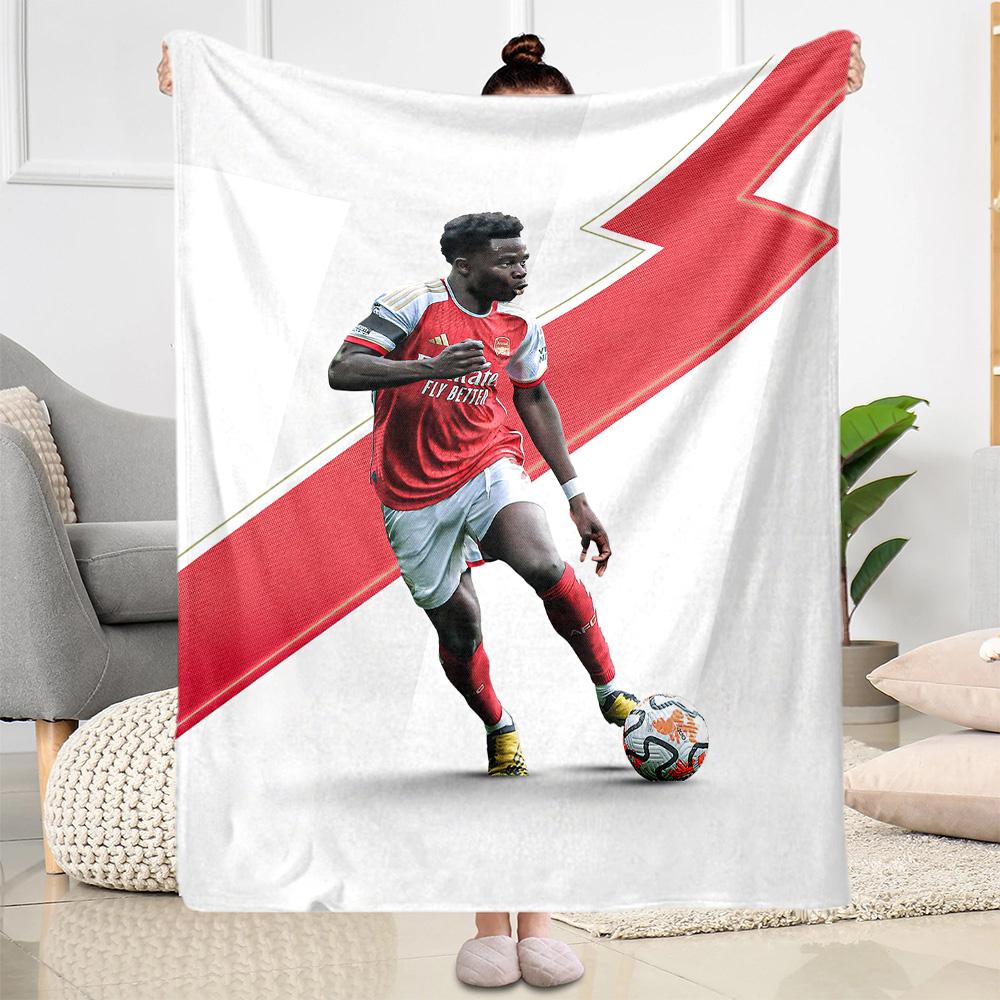 Arsenal Blanket Ultra-Soft Great for Bed Couch Seaside Four Seasons Multipurpose Warmthful Decor Suitable for Gifting Relatives and Friends