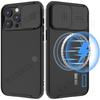 Magnetic Case For iPhone 16 15 14 13 12 11 Pro Max Plus Window Protection lens Magnetic Magsafe Wireless Charge Shockproof Cover