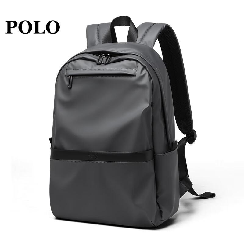POLO Men\'s Backpack, Laptop Bag for 14/15.6-Inch Computers, College Student Bookbag, Business Travel Notebook Bag