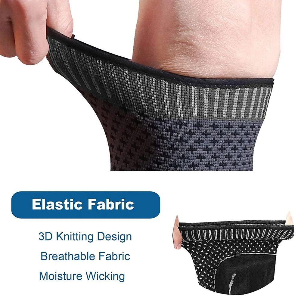 Imitation Nylon Compression Calf Sleeves Knee Support Sleeves  Sports Fitness Cycling