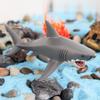 Children's Realistic Megalodon & Great White Shark Marine Life Toy Model