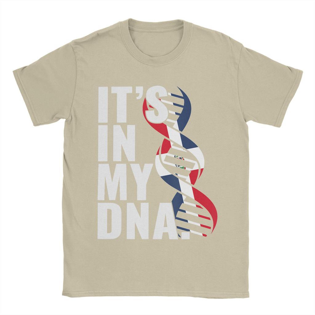 Dominican Republic Roots Flag Fingerprint Graphic TShirts for Unisex Cotton Tees Round Collar Short Sleeve T Shirts Gift Idea Tops