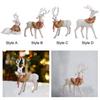 Christmas Elk Statue Christmas Elk Figurine Christmas White Deer for Centerpiece