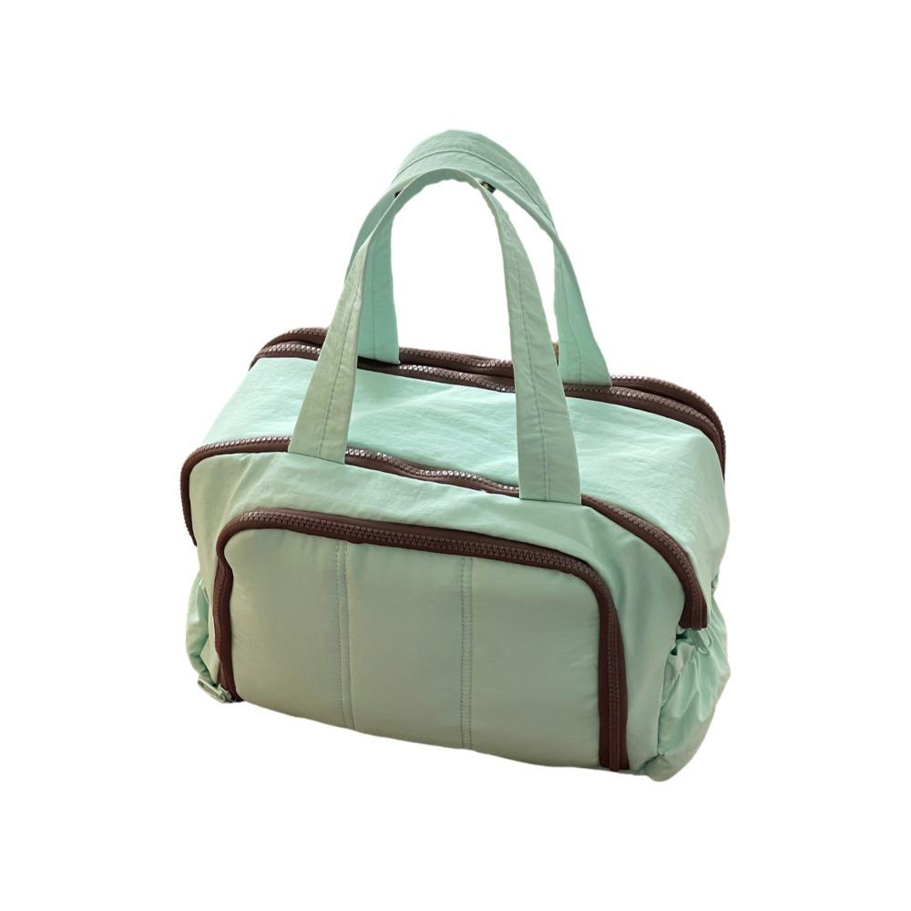 Waterproof Cosmetic Handbag Large Capacity Women Cosmetic Tote Travel Toiletry Bag  Travel зелёный