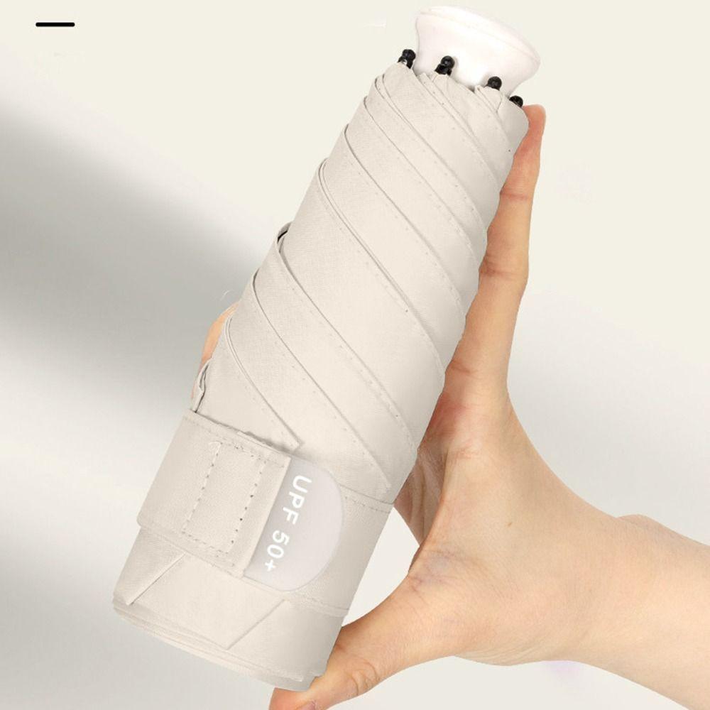 Waterproof Portable Rain Umbrella 5 Folding Folding Mini Sun Umbrella Summer Season
