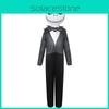 Jack Skellington Cosplay Kostüm Halloween Party Outfit für Jungen