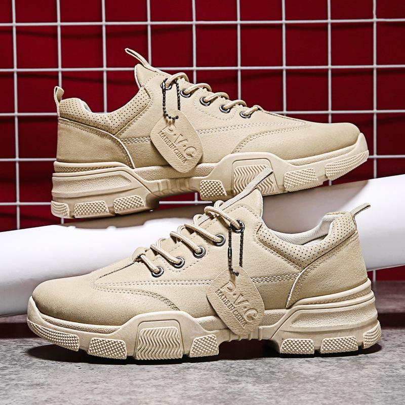 Pánské boty pro volný čas British Shoes Trend Casual Tooling Pohodlné unisex boty