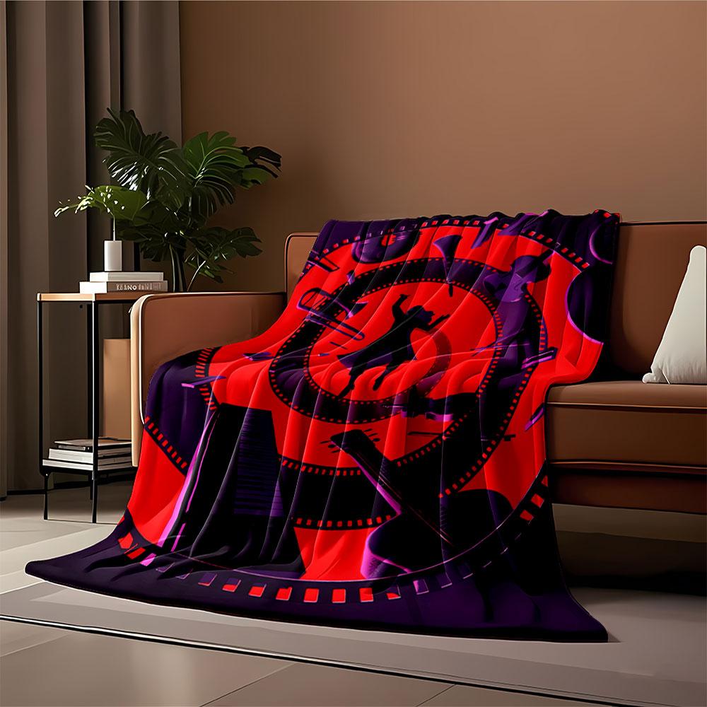 Musical Instruments Design Blanket for all seasons blanket lunch break throw gift