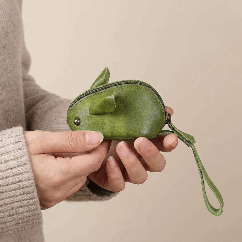 Portafogli per Mouse in Pelle Sacchetto Chiavi con Cerniera a Cartoni Animati Portamonete Mini Creativo per Bambini