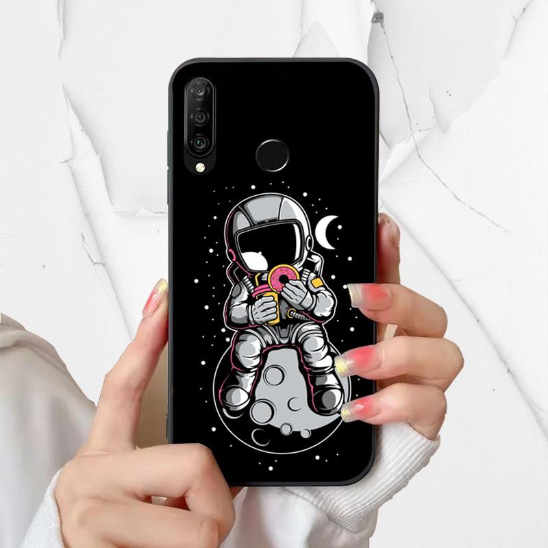 Phone Cover For Huawei P30 Lite Silicone Case MAR-LX1A Fashion Painted Shockproof Soft Fundas For Huawei Nova 4e Coque P30Lite