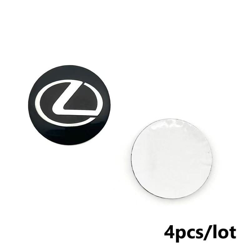 4pcs 56/60/65mm Car Wheels Center Cap Hub stickers For Lexus LS IS GS GX LC RZ RX EX RX300 IS350 ES300 GS350 CT200h GX460 RX500