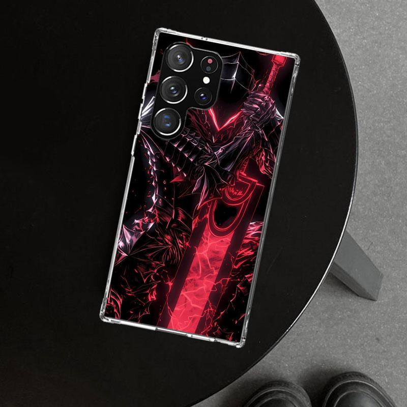 Guts B-Berserks Anime Phone Case Cover for Samsung Galaxy S26 S25 Edge S24 S23 Ultra S22 Plus S21 FE S20 + Art Customized Fundas
