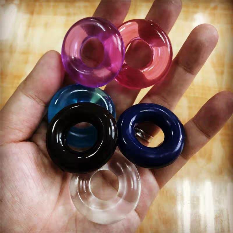 6 Pcs Silicone Durable Penis Ring Adult Men Ejaculation Delay Cock Rubber Rings Penis Sex Toys for Male Sex Ring