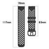 18mm Universal Silicone Band for Huawei GT6 41mm Sport Breathable Smart Strap for GT6/5/4 41mm GT5 Pro/watch 5 42mm Band