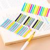 300pcs Reading Aid Highlight Sticker Transparent Fluorescent Index Tabs Flags Stationery School Office Supplies