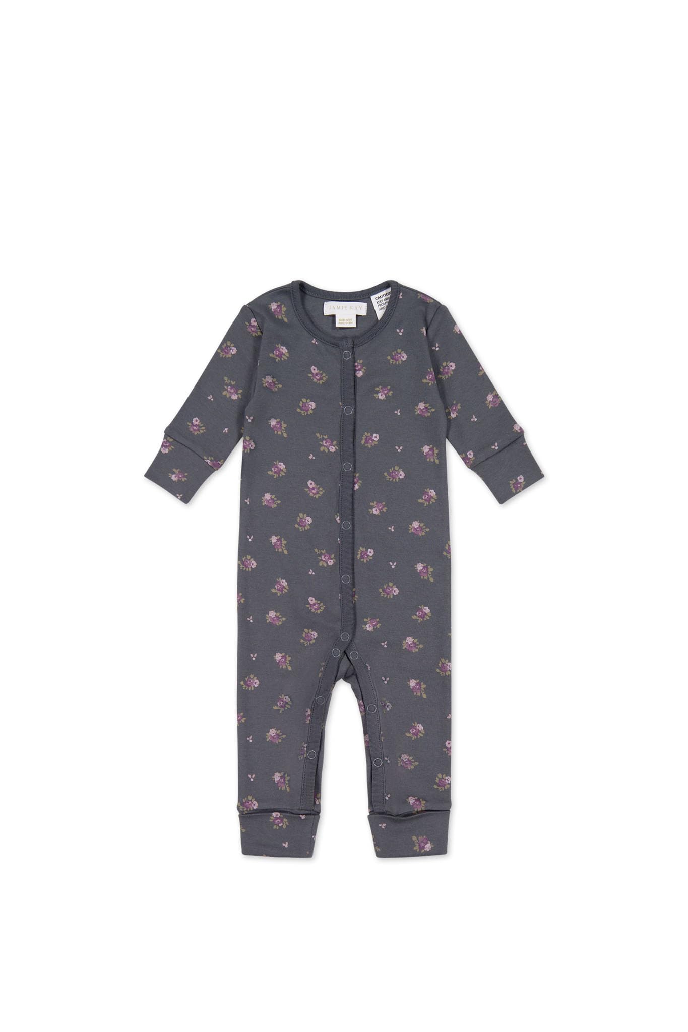 

Organic Cotton Romper Simone Lava JBCO251152 Baby DGRY 80 [Jamie Kay]