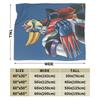 UFO Robot Grendizers Goldorak Fleece Throw Blankets Japan Anime for Bedding Knitted Blanket Car Super Soft Multifunction
