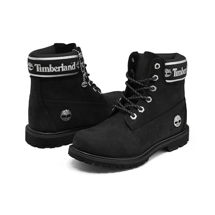 Timberland 6 Inch High Work Boots Wide Fit Women boots Black A41CXW