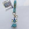 Pokemon Anime Keychain Toy Lovely Leafeon Sylveon Flareon Umbreon Vaporeon Espeon Glaceon Jolteon Eevee Pendant Kids Charm Gifts