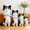 Soft Plush Fish Cat Long Body Pillow For Sleep And Relaxation Girls Side Sleeping Comfort