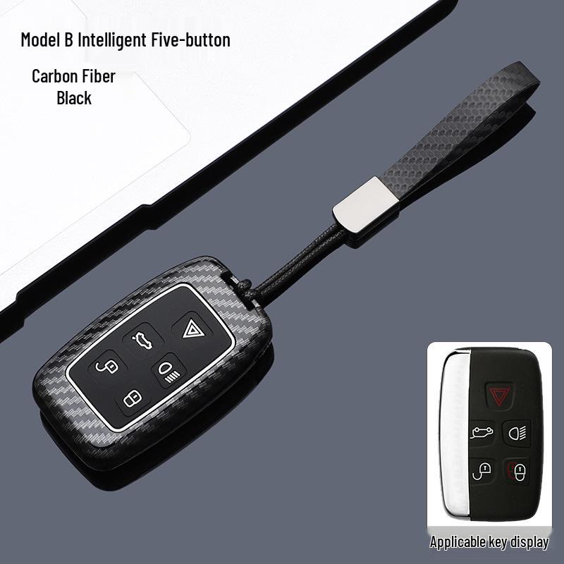 Premium Carbon Fiber Key Case for Jaguar XFL/XEL/XJL/EPACE/FPACE