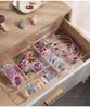 Transparent Desk Organizer with Compartments - Thickened Plastic Drawer for Small Items Storage