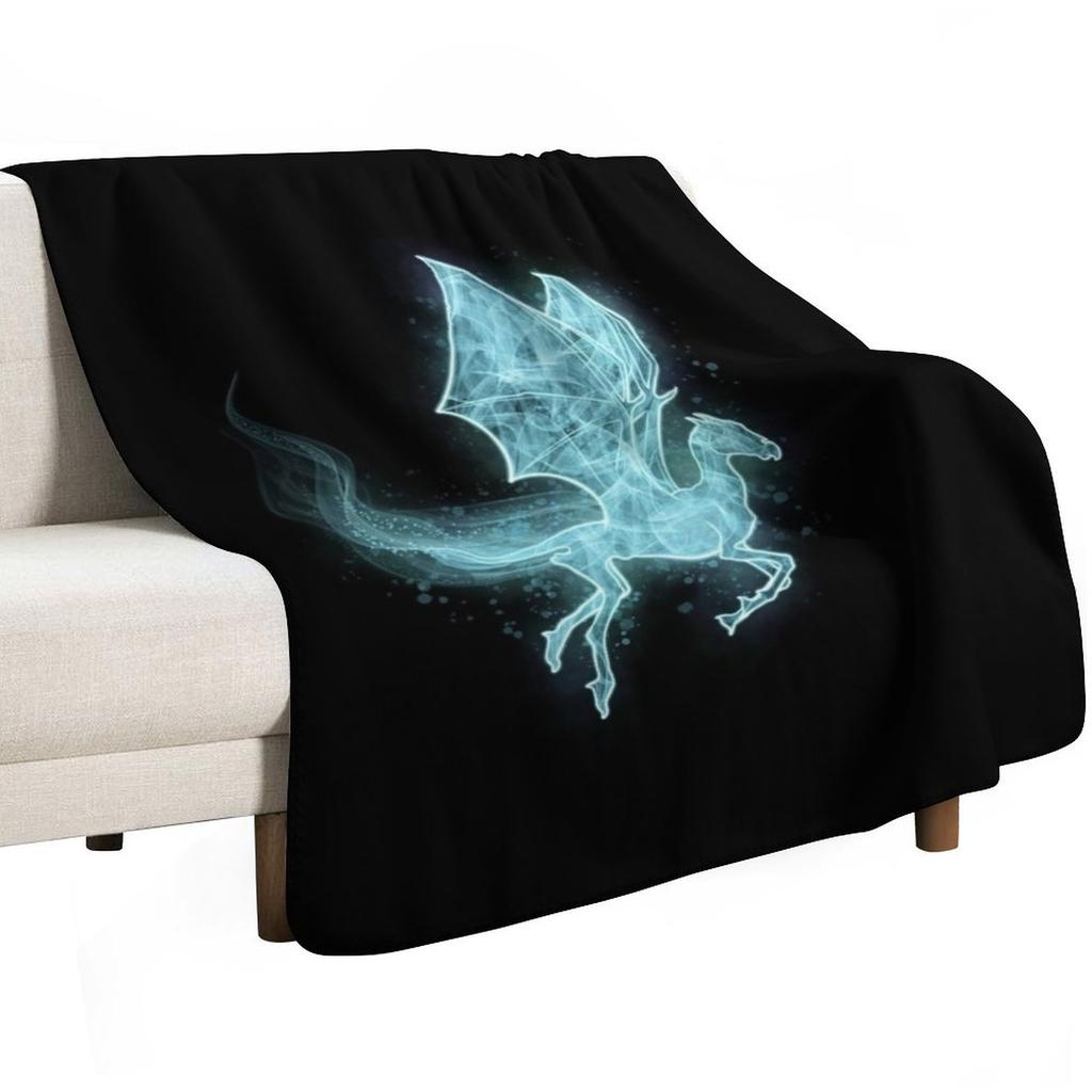 Thestral Throw Blanket Warm Comfortable Blanket Gift for Parents Friends