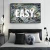 Money Photo Easy Sign Canvas Print Poster Modern Wall Art Trade Motivational Picture for Office Living Room Home Decor Cuadros