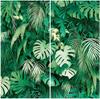 Tropical Palm Leaves Summer Window Curtain Plant Jungle Garden Nature Eco Theme Plant Living Room Balcony Bedroom Decoration