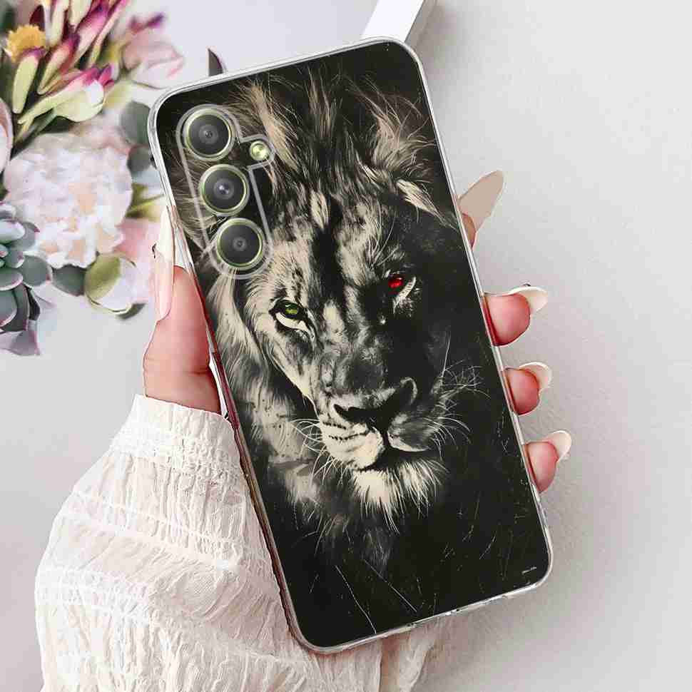 For Samsung Galaxy A54 5G 6.4"Case Fierce Dragon Tiger Soft Silicone TPU Cover For Samsung A54 A54 SM-A546E Phone Cases Fundas