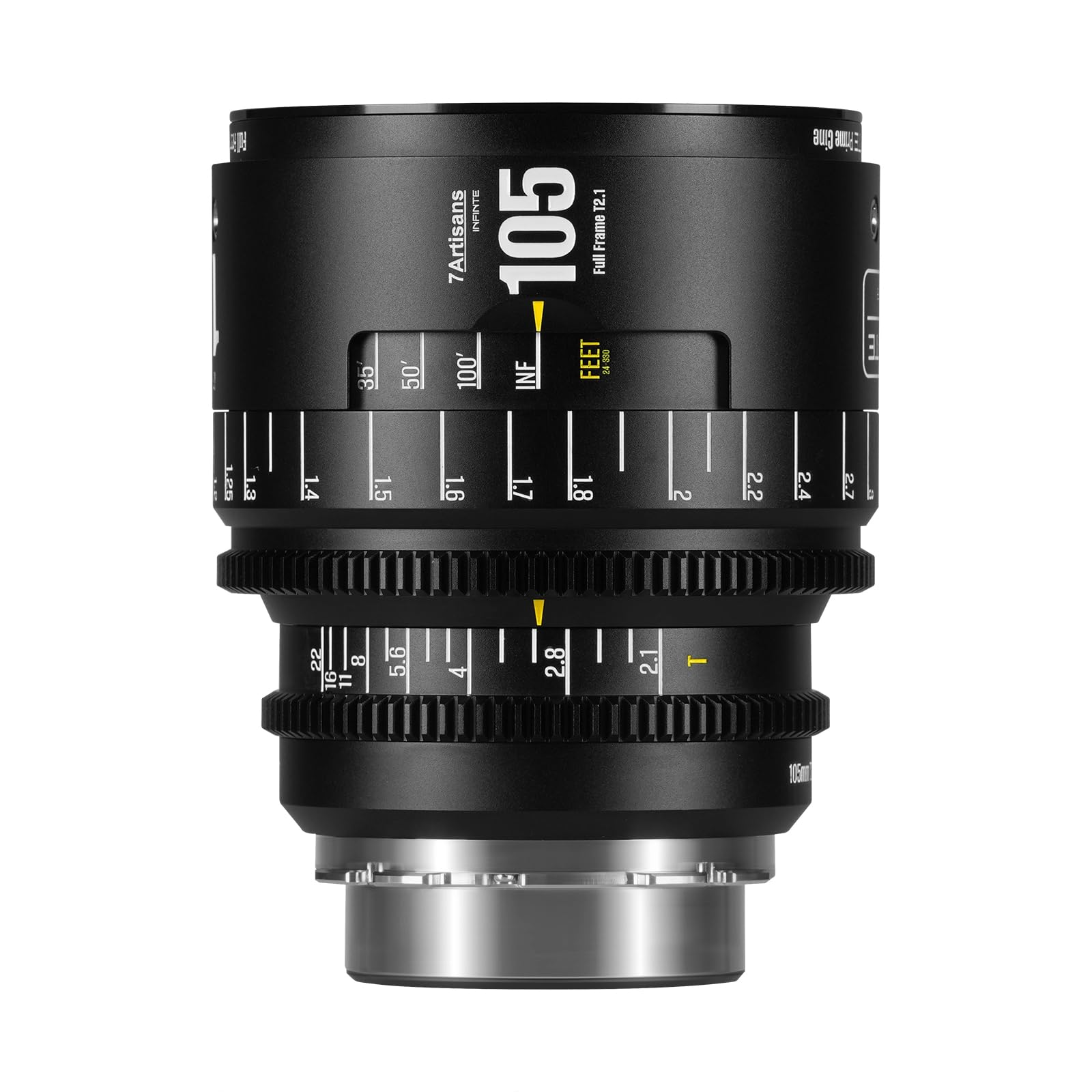 

7artisans INFINITE 105mm Cinema Canon EF Single Manual Medium Large for Shooting T2.1 Lens, Mount, Full-Frame, Focus, Focus, Telephoto, Aperture,