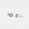 Authentic 925 Sterling Silver Dazzling Droplets Stud Earrings for Women Silver Woman Earing Jewelry