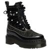 Dr. Martens Stivali Versatili Comodi in Pelle con Volant Serie Jadon 5cm Stivali Donna Nero 42044001