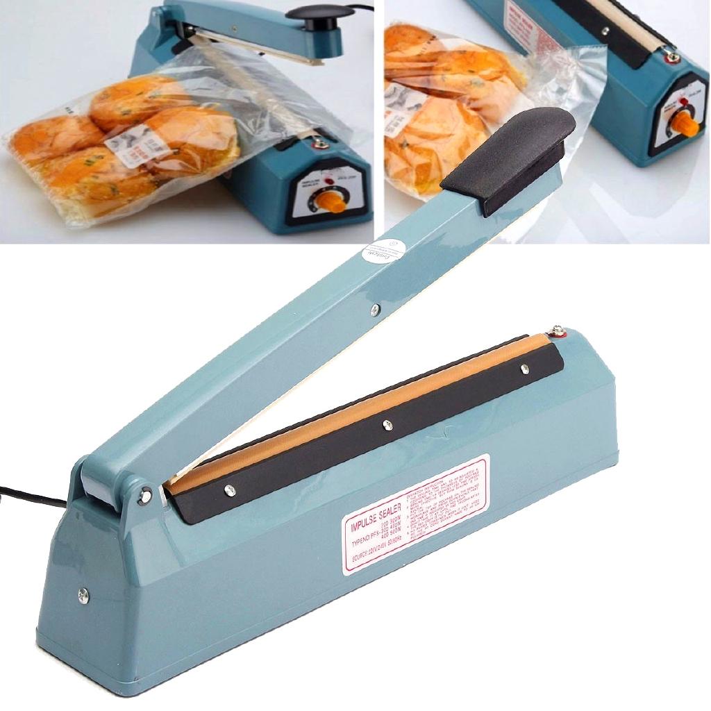 400W 220V Impulse Sealer Poly Bag Plastic Closer Sealing Wrap for Home Kitchen Dropshipping Hand Pressure Sealer Machine