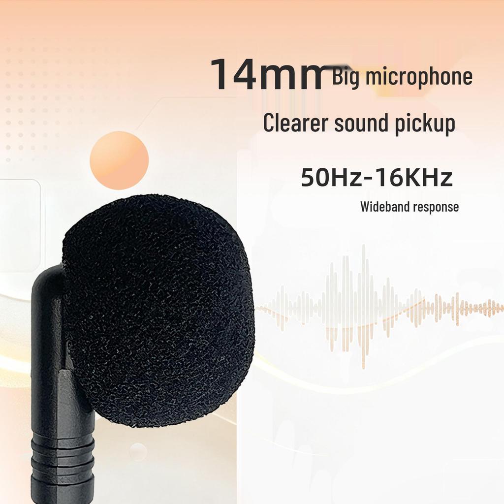 Wired Bee-type Amplifier Headset Microphone for Stage and Classroom Use
