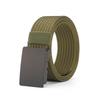 Cintura in Nylon Asciugatura Rapida Fibbia Liscia Allenamento Militare Outdoor Senza Denti Fibbia Automatica Cintura in Tela Intrecciata