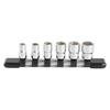 TONE Socket Set (hexagonal, with Holder) HS206, Insertion Angle 6.35mm (1/4"), 6 Items Included
