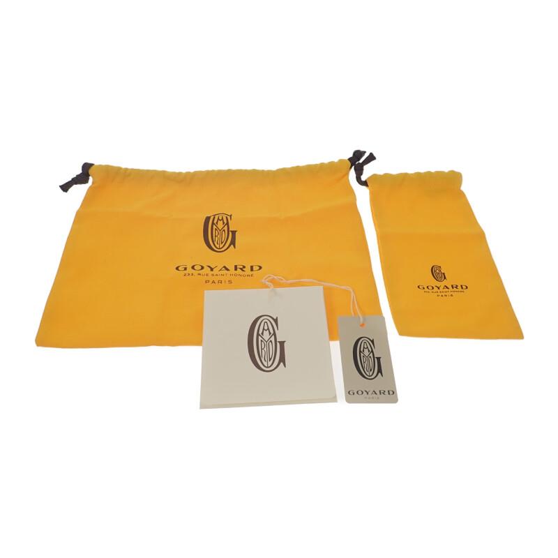 Goyard Geldbörse schwarz Leder/Beschichtetes Canvas Damen