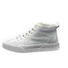Men's shoes new leather high-top one-pedal casual shoes men's thick soles light and versatile Korean version of casual little white leather shoes