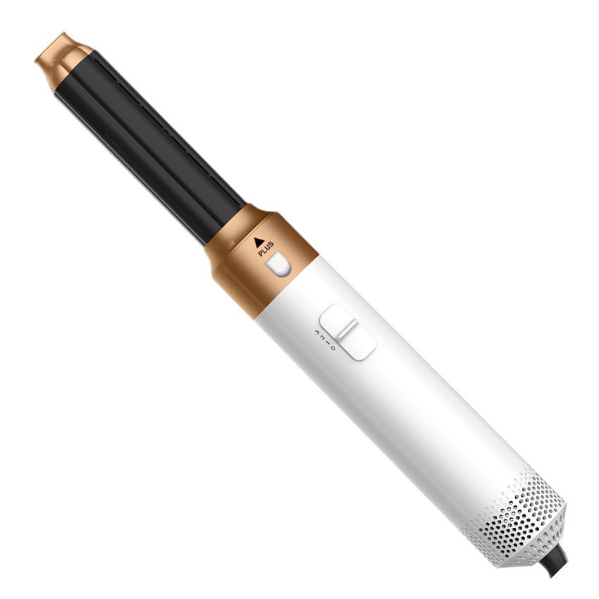 5-in-1 Multi-Function Hair Styling Tool: Hot Air Comb, Dual-purpose Hair Dryer, Straightener, Curling Iron