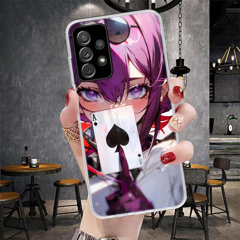 Honkai Star Rail Kafka Phone Case For Samsung Galaxy A13 A14 A15 A16 A17 A53 A54 A55 A56 A57 A33 A34 A35 A36 A37 A23 A24 A25 A26
