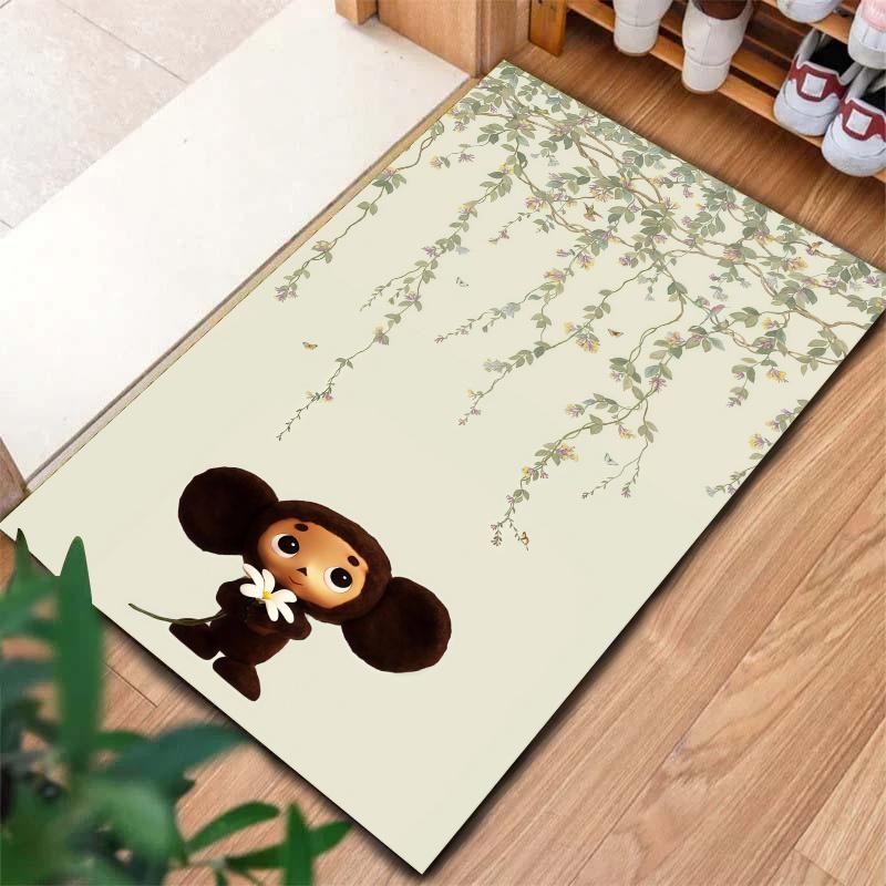 Cheburashka Carpet Rug for Living Room Bedroom Home Sofa Decoration,Kids play Nonslip Floor Mat