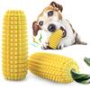 Tough Rubber Dog Chew Toy Corn Stick Design Interactive Squeaky Dog Toys  Medium Large Dogs