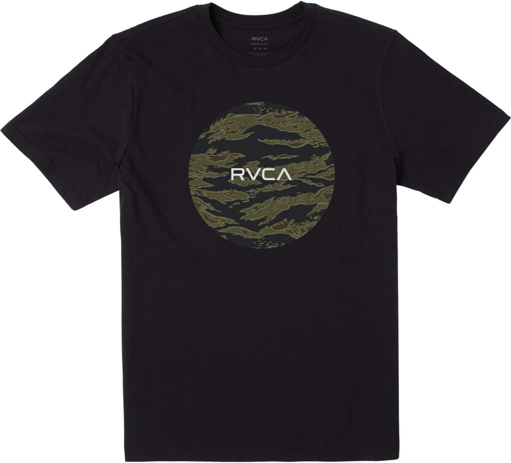 RVCA Mens Lightweight Regular Fit Knit Short Sleeve Tee