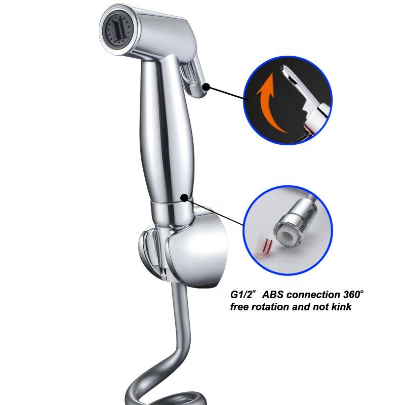 Promotion Attachment Chromed Abs Plastic Hand Held Toilet Bidet Sprayer