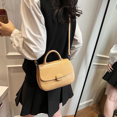Fashion Korean Version Trend Texture Handbag Women's 2025 New Foreign Style Double-layer Messenger Bag