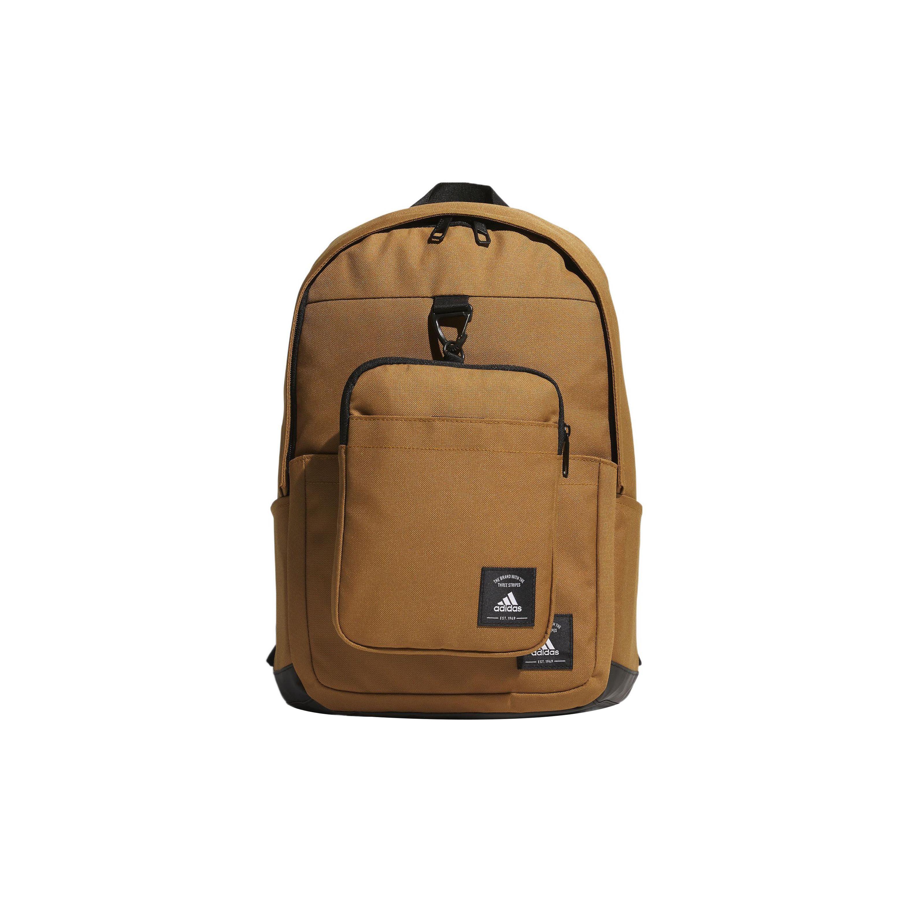 Adidas Sports Leisure Recycled Polyester Two-In-One Backpack Unisex Backpack Rock-Layer-Bronze IK7287 One Size