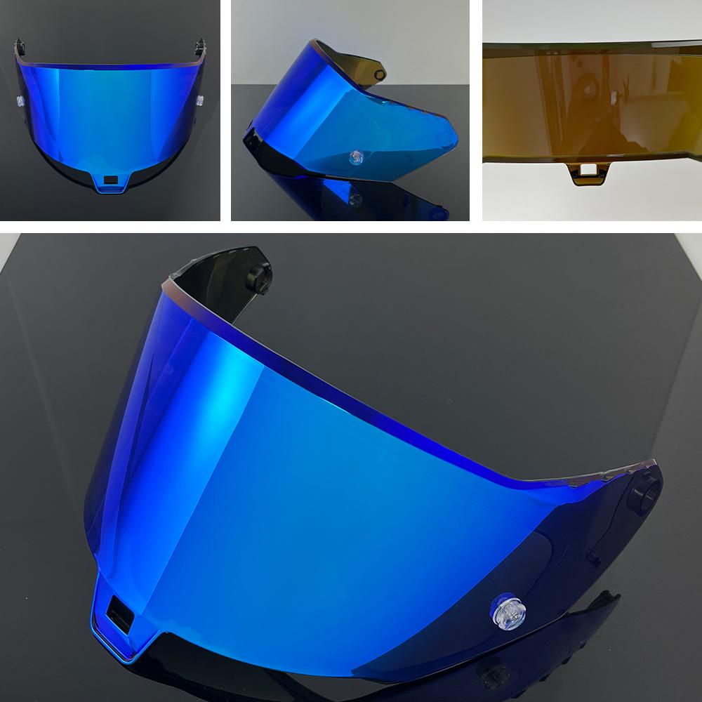 R10 Helmet Visor for Alpinestars Supertech R10 Motorcycle Helmet Visor Goggles Plating Silver Red Replacement Lens