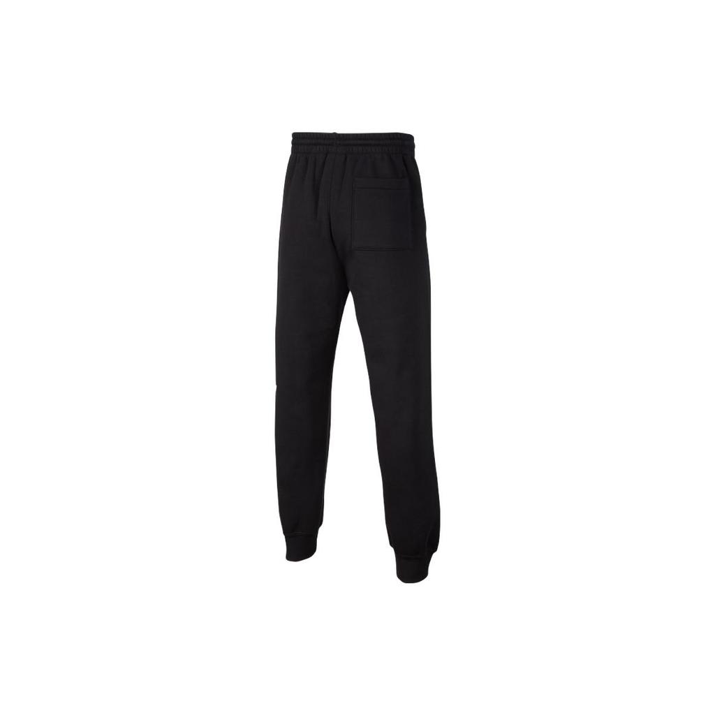 Jordan Knitted Sweatpants MJ BASELINE Lace Up Side Print Fleece Lined Casual Black Kids' FZ6362-010