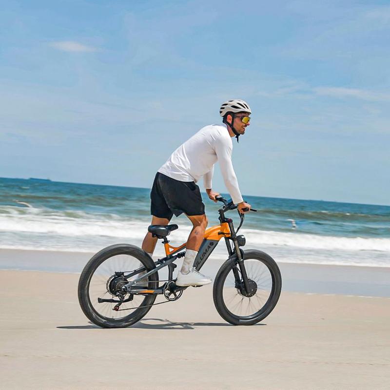 PULUMA PE86 Electric Bicycle 26*3.0 Fat Tire 48V20AH Battery 2000W Motor 50KM/H Torque Sensor Electric Bike Throttle Ebike VTT